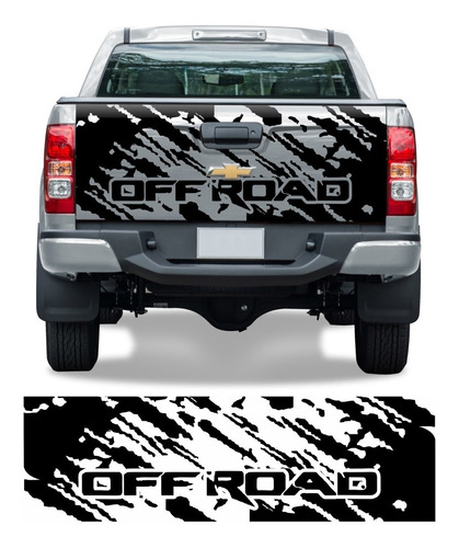 Adesivo Personalizado Off Road Faixa Tampa Traseira - Picape