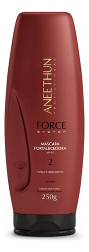 Kit Aneethun Force Shampoo Máscara Finalizador Com 2 Doses