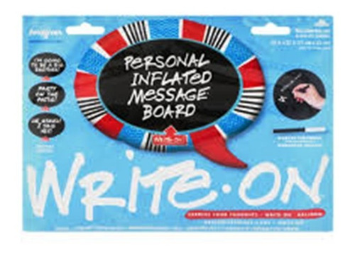 Globo Jumbo Escribele Personalizable Write On Mensajes Met