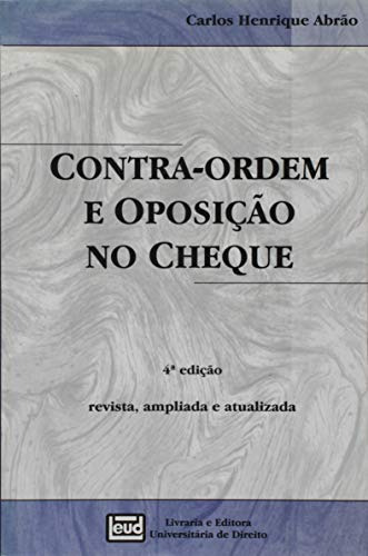 Libro Contra Ordem E Oposição No Cheque De Carlos Henrique A