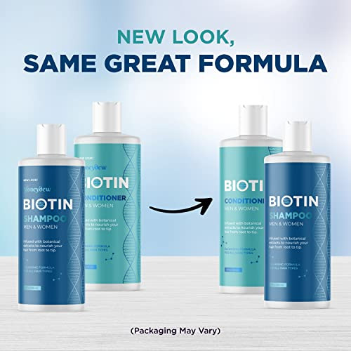 Set De Champú Y Acondicionador Voluminizador De Biotina Con