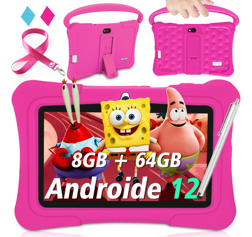 Xgody Tablet With Smart 7kids Blue Yuehu Case