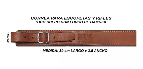 ⭐ Comprar Correa para rifle o escopeta fabricada en lona y piel economica