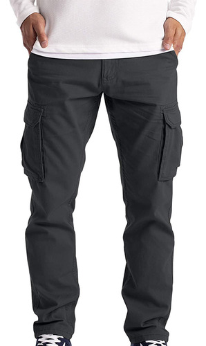 Pantalones Fashion Cargo Para Hombre, Casual, Holgados, Depo