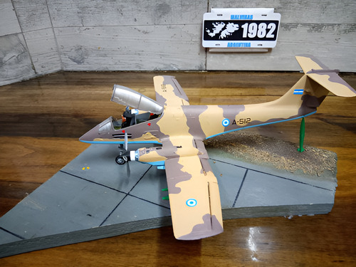 Maqueta De Avión Argentino Ia-58 Pucará Escala 1/48 Malvinas