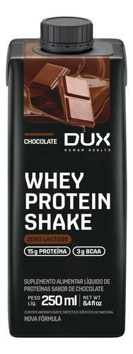 Whey Protein Shake 250ml - Chocolate - Dux