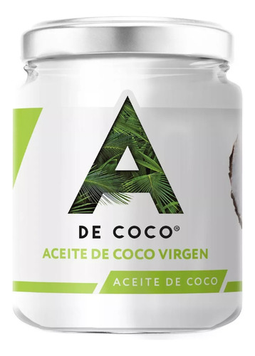 Aceite De Coco Virgen Original 420 Ml A De Coco 6 Pzs