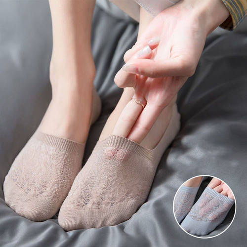 10 Pares Calcetines Invisibles Para Mujer,calcetas De Encaje