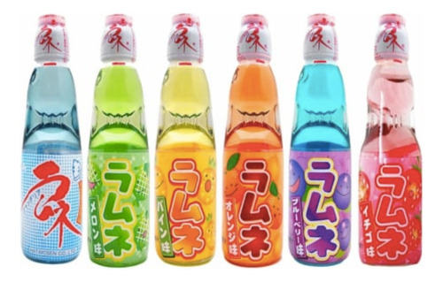 3 Pack Soda Japonesa Ramune | Sabores Surtidos 200ml