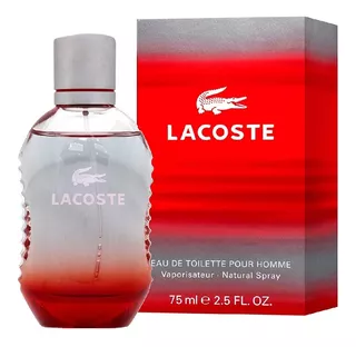 Perfume Lacoste Pour Homme Red 2.5 Oz (75 Ml)