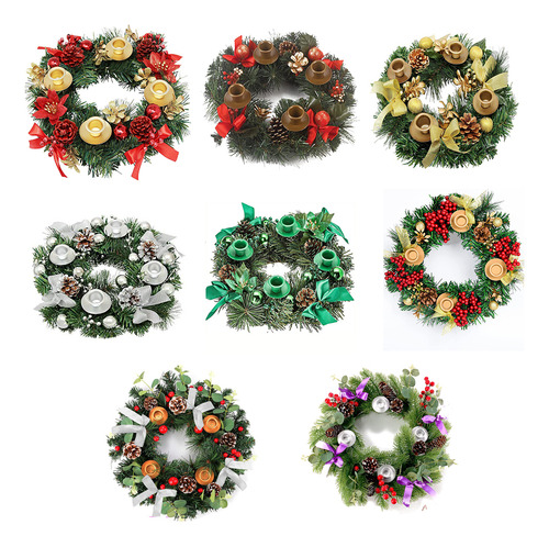 Anillo Widget Holiday Candles, Soporte Para Adviento, Corona