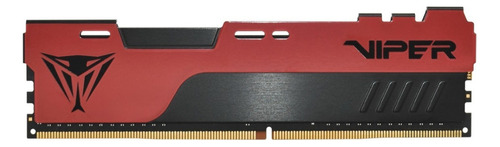 Memoria RAM gamer color negro/rojo 8GB 1 Patriot PVE248G266C6