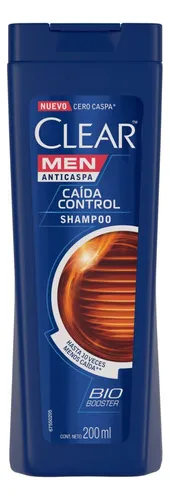 Shampoo Clear Men Caida Control En Botella De 200ml