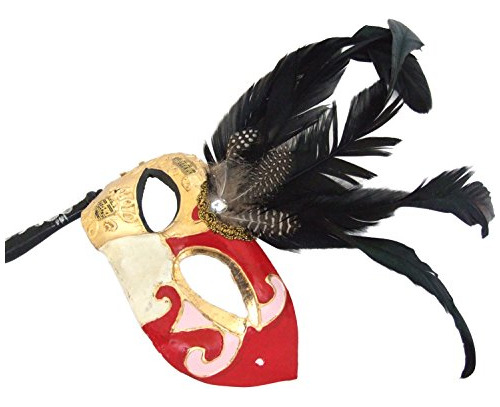 Venetian Wand Mask Halloween Mardi Gras New Orleans Prom Par