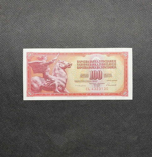 Imagen 2 de 4 de Yugoslavia - Europa - 100 Dinara - Año 1986 - Unc - P# 90 C