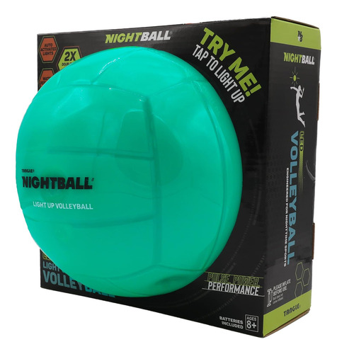 Pelota De Voleibol Tangle, Con Luz, Color Naranja, 1 Pieza
