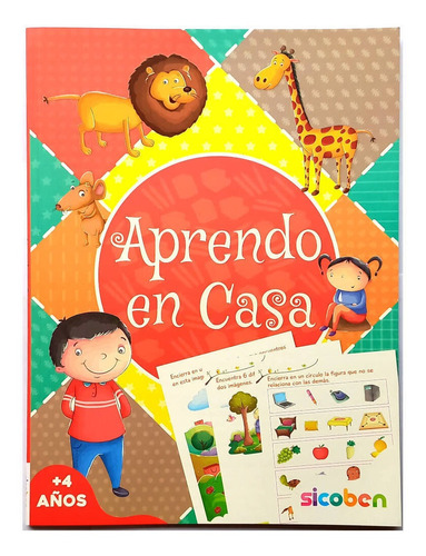 Libro Infantil Aprendo En Casa Niños 2