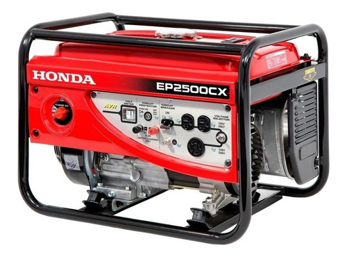 Imagen 2 de 3 de Generador portátil Honda EP2500CX 2200W monofásico con tecnología AVR 220V