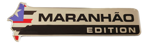 Adesivo Emblema Resinado Estado Maranhão Edition Moto Carro