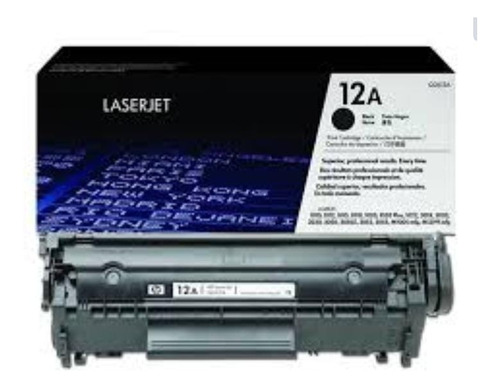 Cartucho De Toner Vacio Hp 12a Original