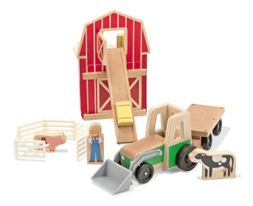 Melissa Y Doug Whittle World Farm Set