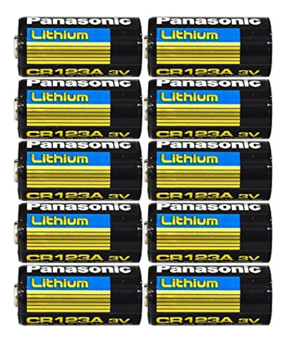 Panasonic Cr123a Baterías De Litio De Litio De 3v, 0,67  De 