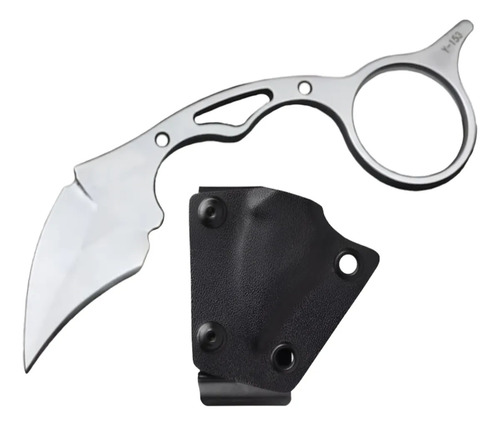 Mini Faca Karambit Full Tang Com Bainha Em Kydex