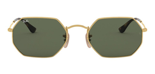 Lentes De Sol Octagonal Green Ray-ban Rb3556n001