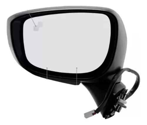 Espejo Mazda Cx5 Electrico Abatible Luz Izquierdo 2016 -2017