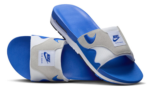 Zapatillas Nike Air Max 1 Slide Royal Urbano Fj4007-100   