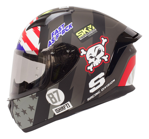 Casco Para Moto Talla M Certificado Hoonicorn Negro Matte