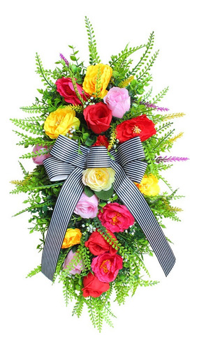 Dsv Flores De Arco Al Revés Decoración Colgante De Árbol