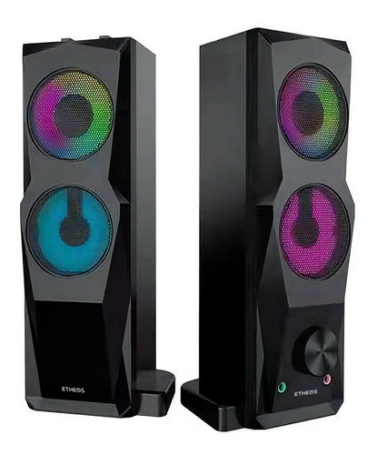 Parlante 6w Barra De Sonido 2 En 1 Luces Gamer Películas