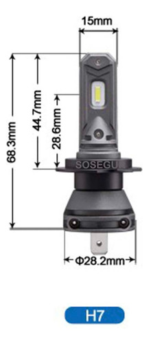 Kit Luces Led Altas Changan Cs35 Plus / Sosegur