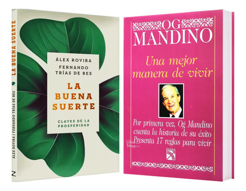 Buena Suerte + Una Mejor Manera De Vivir Pack 2 Libros