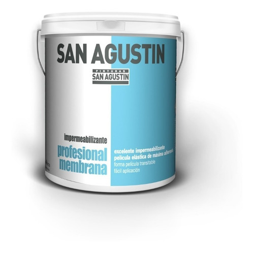 Imagen 2 de 4 de Membrana Profesional X 20 Lts San Agustin +pinceleta +venda