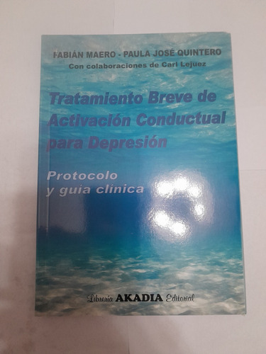 Tratamiento Breve De Activación Conductual Para Depresión