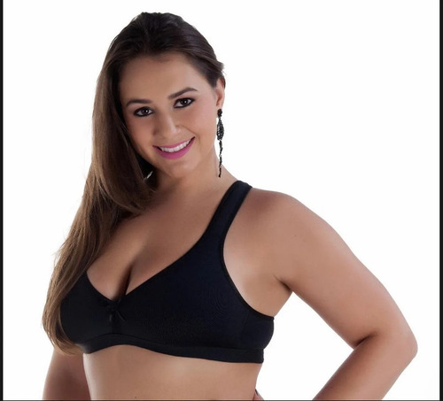 Kit Com 2 Soutien Sutiã S/bojo Alça Espuma Plus Size Revenda