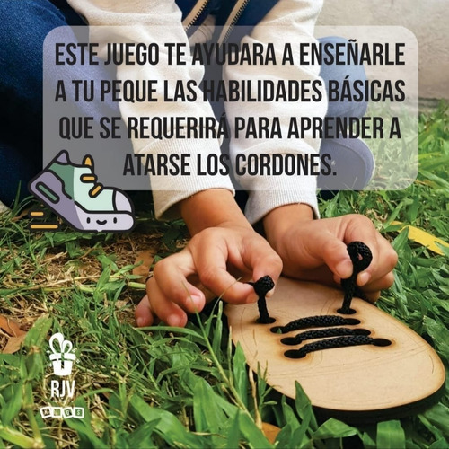 Zapato Didactico Para Aprender A Enhebrar Y Atar Cordones