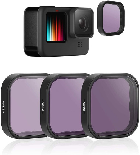 Filtros Hero 10/9 Black Nd 8/16/32 Telesin