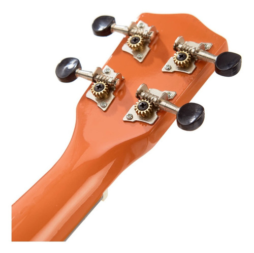 Imagen 9 de 10 de Ukelele Soprano Creep Waimea Naranja + Funda + Correa!