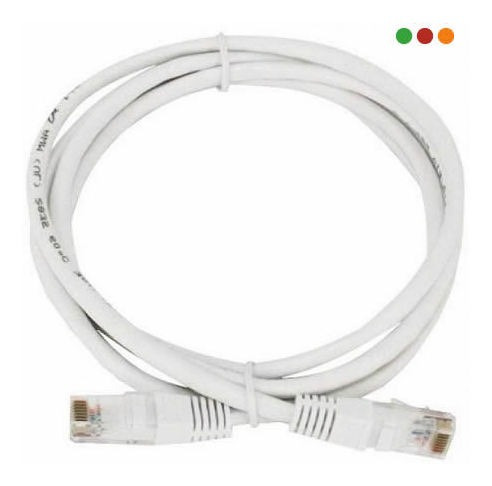 Patchcord Cat6 1m  Cca Bañado En Cobre Gris Anbyte