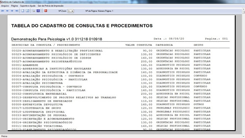 Programa Para Gerenciar Consultório Psicológico V1.0