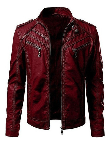 Chaquetas Con Cuello Y Cremallera Para Caballeros/hombres [s