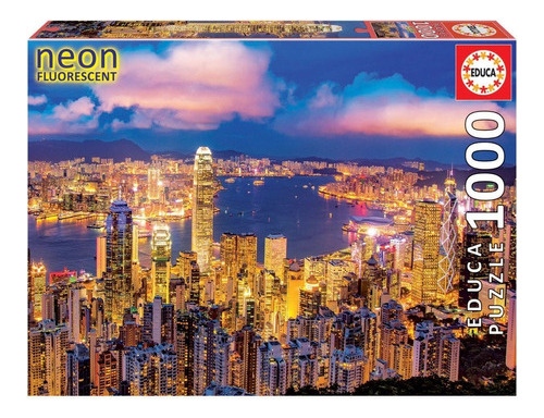 Puzzle Rompecabezas 1000 Piezas Hong Kong Neon Educa