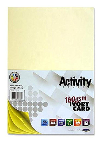 Premier Stationery S4545117 - Tarjeta De Actividad (a4, 5.64