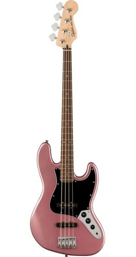 Bajo Squier Affinity Jazz Bass Burgundy Mist Rosa Brillante