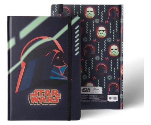 Libreta Cuaderno 15x2 Darth Vader Hojas Rayadas  Star Wars
