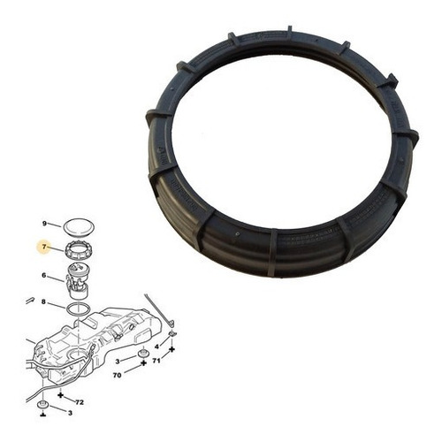 Anel Trava Fixacao Bomba Combustivel Original Xsara Picasso