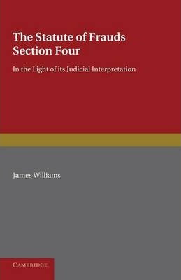 Libro The Statute Of Frauds Section Four : In The Light O...